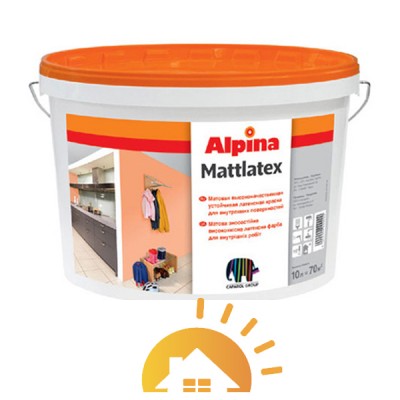 Alpina Латексная краска для интерьеров Mattlatex, 10 л