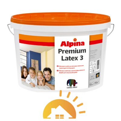 Alpina Латексная краска для интерьеров Premiumlatex 3 E.L.F. B3, 9,4 л