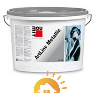 Baumit дисперсионная краска с эффектом "металлик" ArtLine Metallic, 15 кг