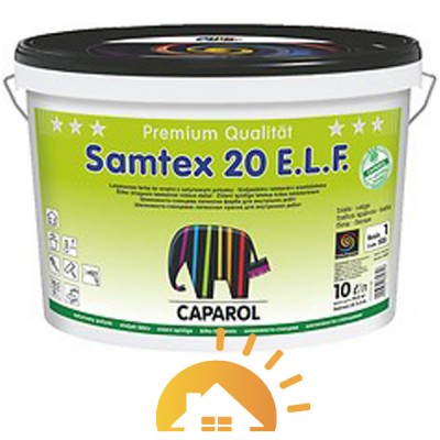 Caparol Краска интерьерная латексная Samtex 20 E.L.F. B1, 2,5 л