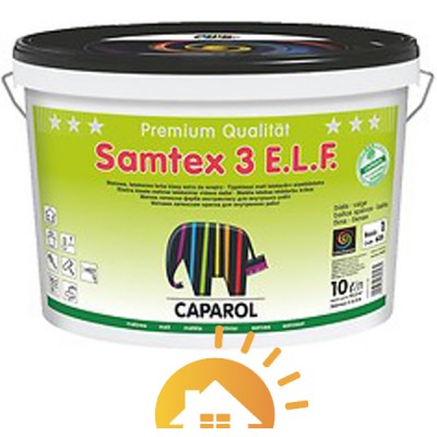 Caparol Краска интерьерная латексная Samtex 3 E.L.F. B1, Украина, 10 л