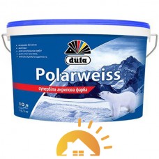 Dufa Супербелая акриловая краска Polarweiss, 10 л