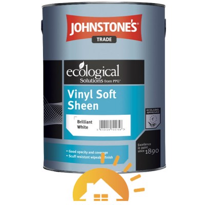 Johnstones Виниловая водоэмульсионная краска со средним уровнем глянца Vinyl Soft Sheen, 5 л