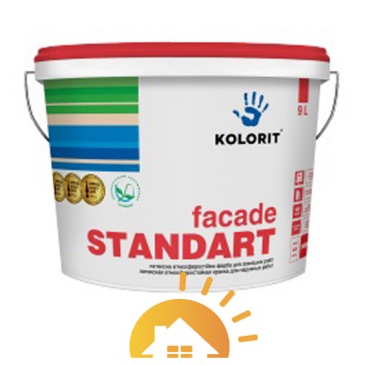 Kolorit Латексная краска для наружных работ Facade Standart, 9 л