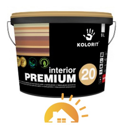 Kolorit Латексная краска для внутренних работ Interior Premium 20, 2,7 л