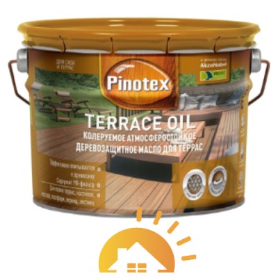 Pinotex Деревозащитное масло Terrace Oil, 2,25 л