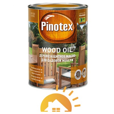 Pinotex Деревозащитное масло Wood Oil, тик, 3 л