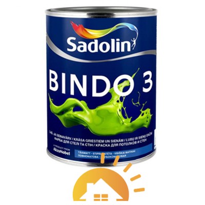 Sadolin Глубокоматовая краска Bindo 3 PROF BW (WO), 20 л