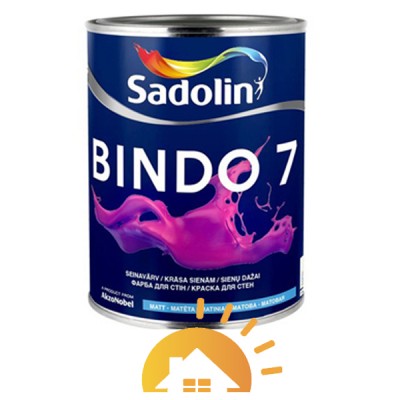 Sadolin Матовая моющаяся краска Bindo 7 PROF BW (WO), 20 л