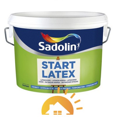 Sadolin Базовая краска для стен и потолков Start Latex, 10 л