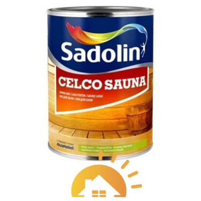 Sadolin Лак для бани Celco Sauna, 2,5 л