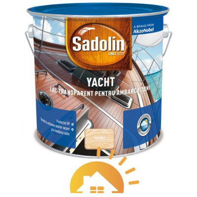 Sadolin Лак яхтный Yacht 90 глянцевый, 10 л